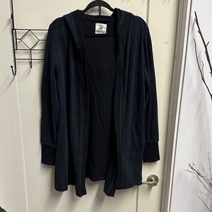 DKR & Co Navy Hooded Fleece Cardigan M